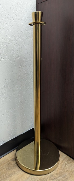 Gold Stanchion