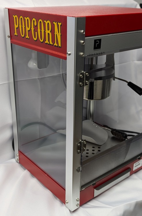Large Popcorn Machine - Red