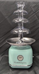 Chocolate Fountain - 4 Tier  Vintage- Blue