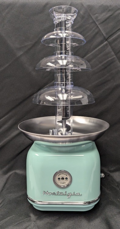 Chocolate Fountain - 4 Tier  Vintage- Blue