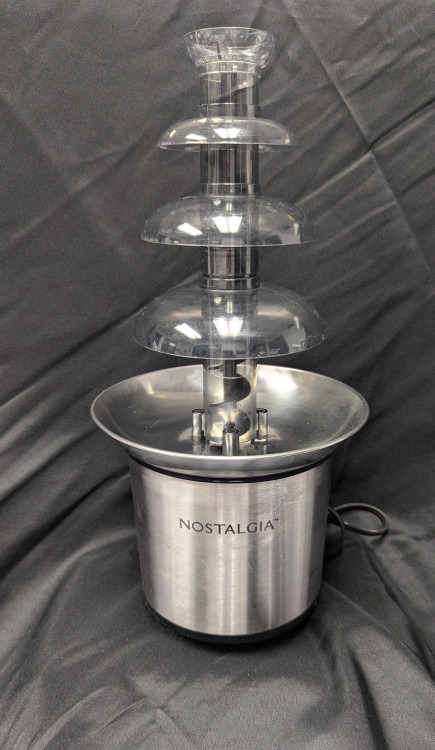 Chocolate Fountain - 4 tier - Silver