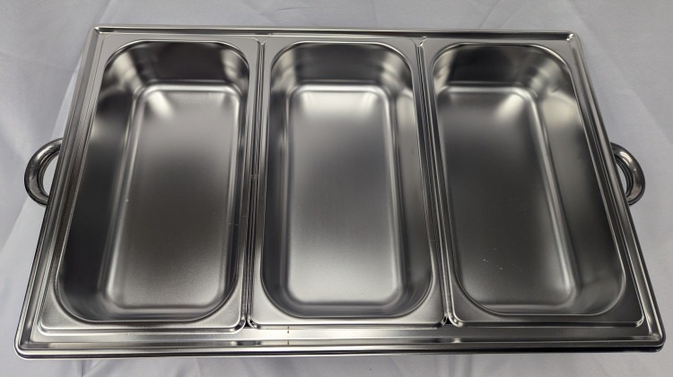 Chafing Dish with Three 1/3-Size Food Pans