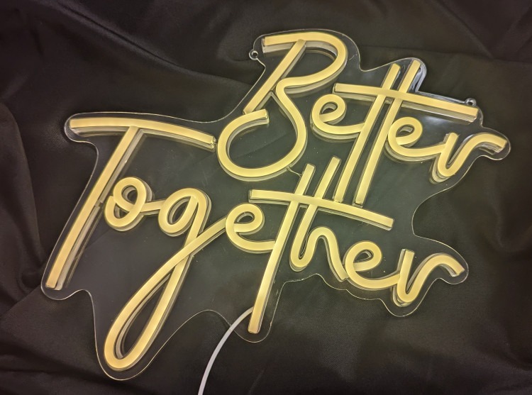 Better Together Light Up Sign