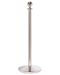 Silver Stanchion - Round Top