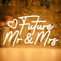 “Future Mr. & Mrs.” LED Neon Sign